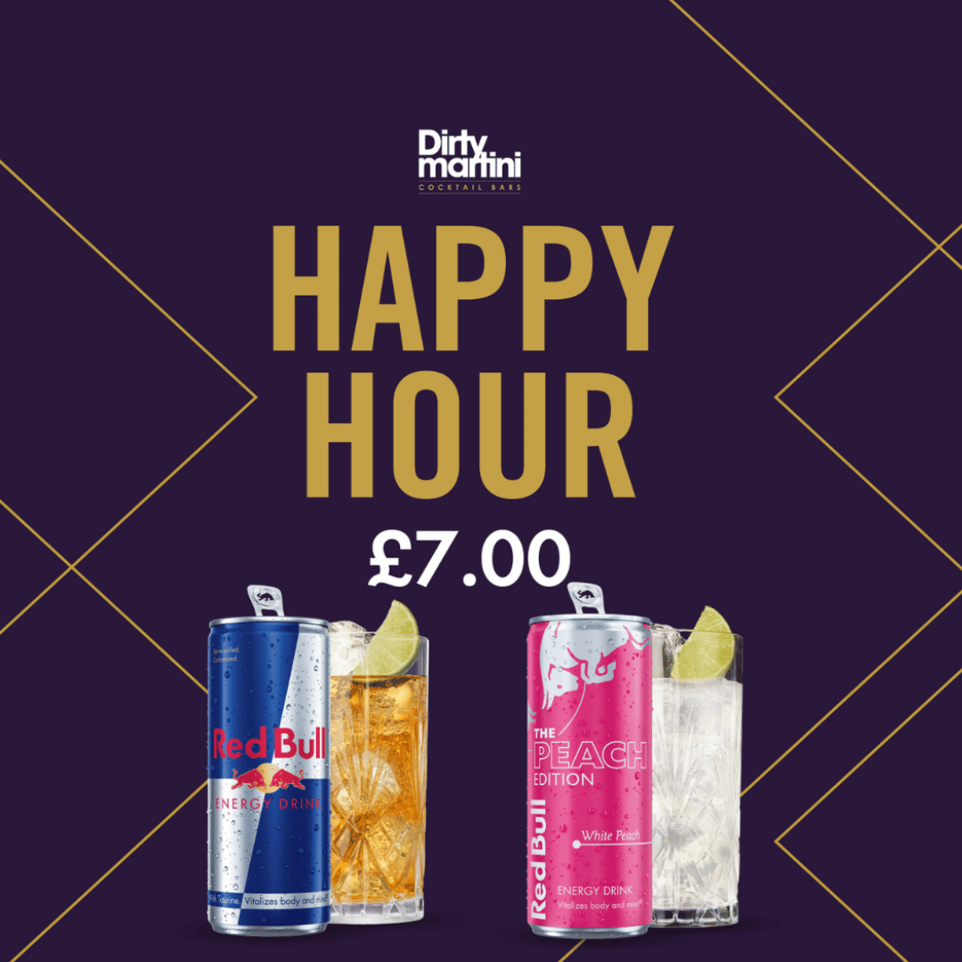 Happy Hour with Red Bull at Dirty Martini