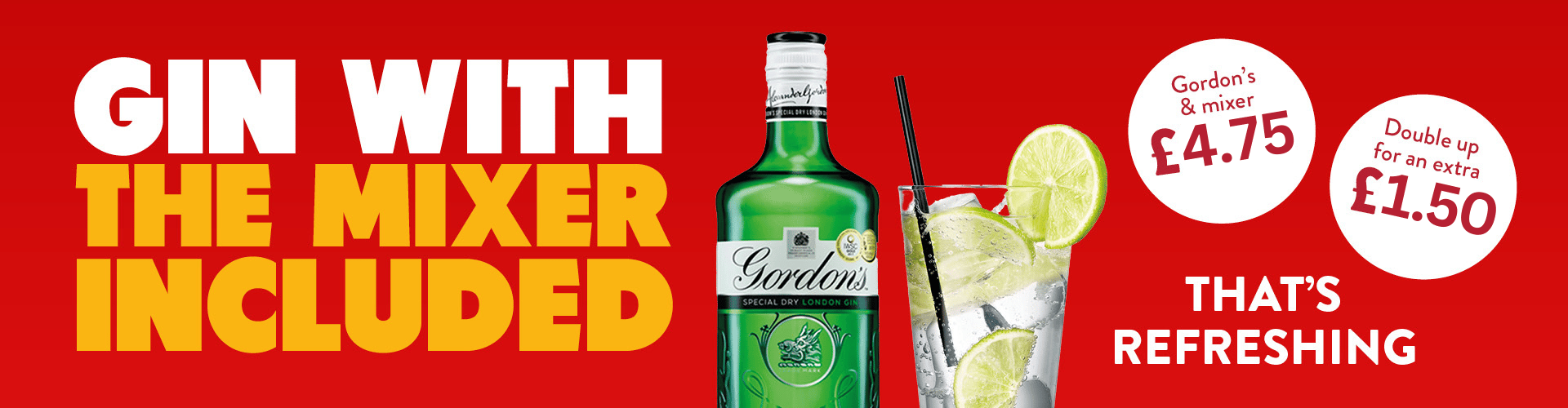 Latest gin and mixer offers at Craft Union