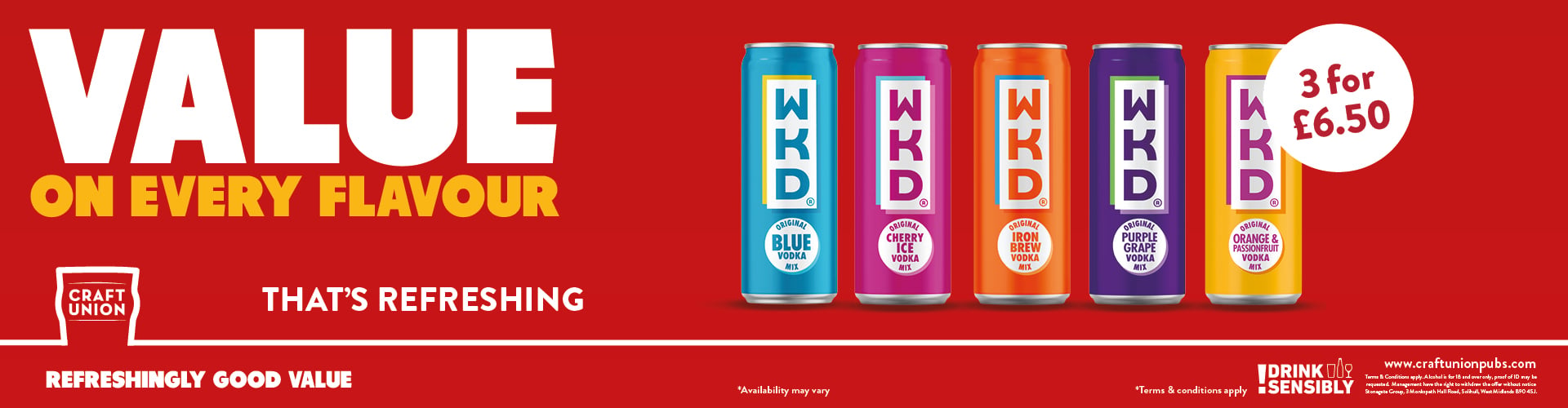 WKD Bundle Deal at Craft Union