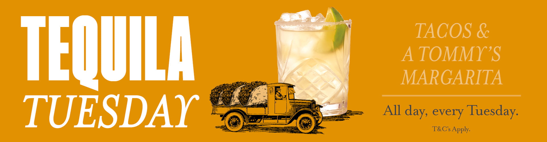 Tequila and Tacos Tuesdays at your local Crafted Social